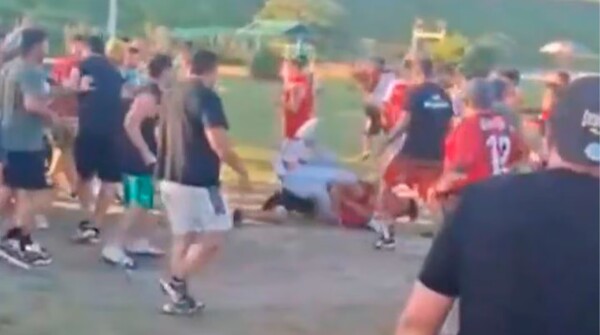 Драка в профсоюзе водителей грузовчиков