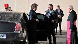Javier Milei Attends Papal Inauguration Ceremony