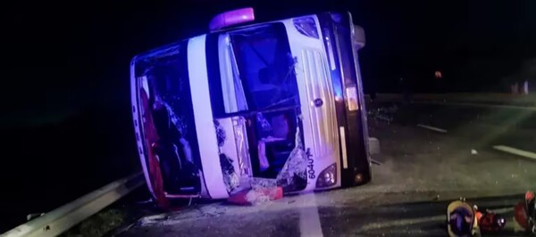 Авария автобуса оставила восемь раненых в Лезаме