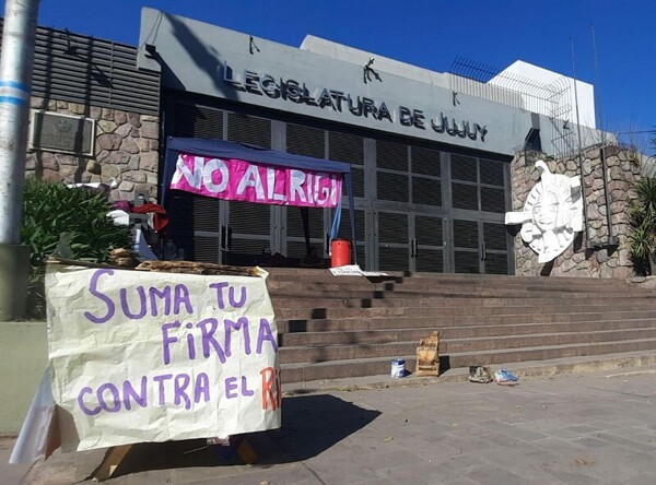  protests in Jujuy против присоединения к RIGI