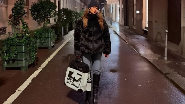 Wanda Nara and the luxurious bag in Milan