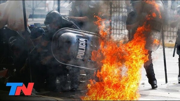 阿根廷劳动改革抗议中的冲突