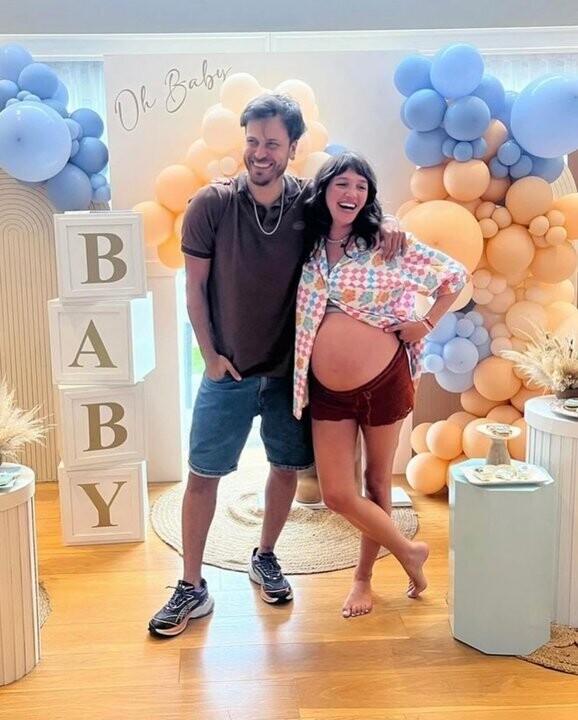 Cande Vetrano and Andrés Gil's son was born