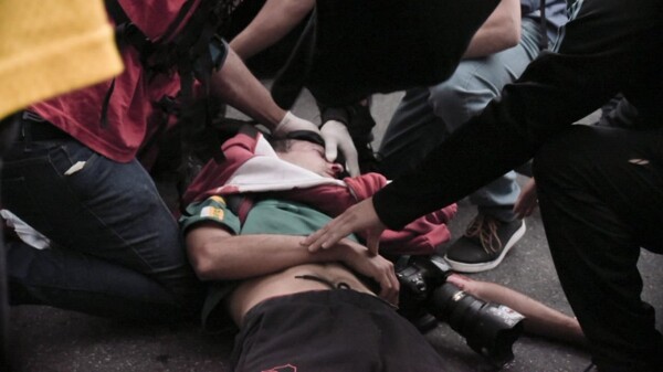 Violent clashes in protests in Argentina