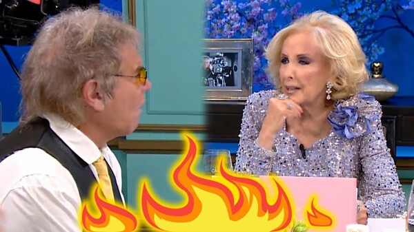Напряженный обмен репликами на La Noche de Mirtha