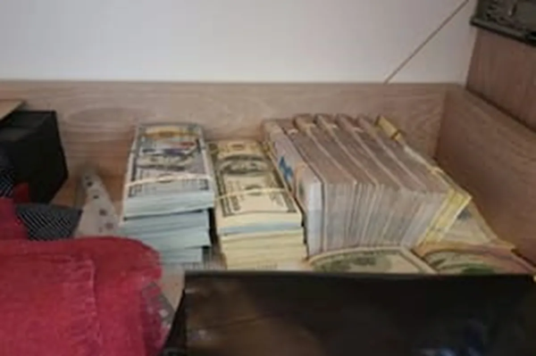 阿根廷司法部门公布ANDIS腐败案查获现金照片