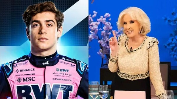 Mirtha Legrand Supports Franco Colapinto in Formula 1
