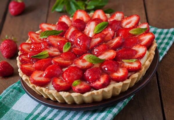 Recipe for a Healthy Strawberry Tart