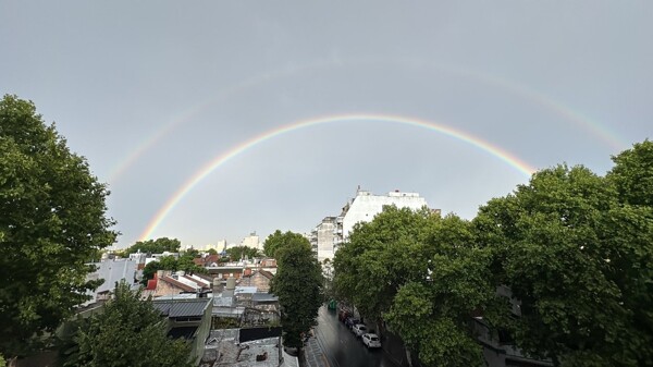 Double Rainbow Lights Up Buenos Aires Sky After Storm