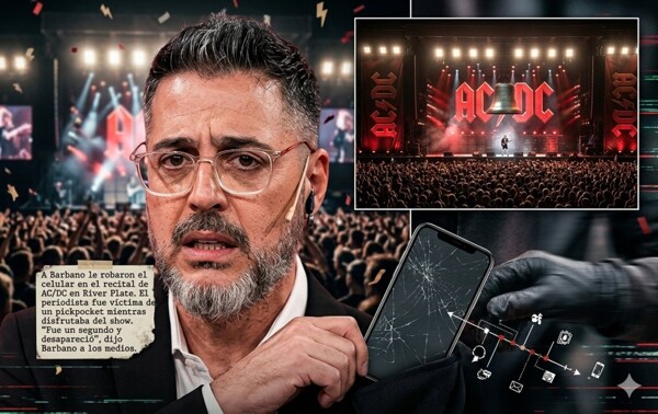 Journalist Rolando Barbano robbed at AC/DC concert