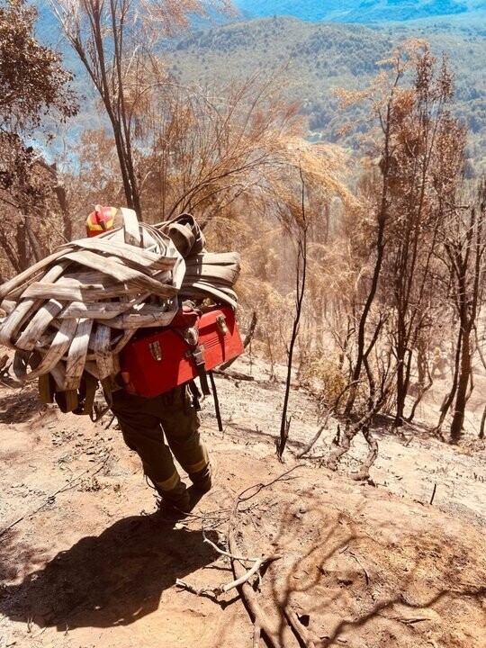 Wildfires in El Manso Cause Protest