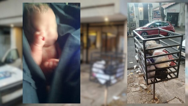 Bebé recién nacida encontrada en un cesto de basura en San Martín