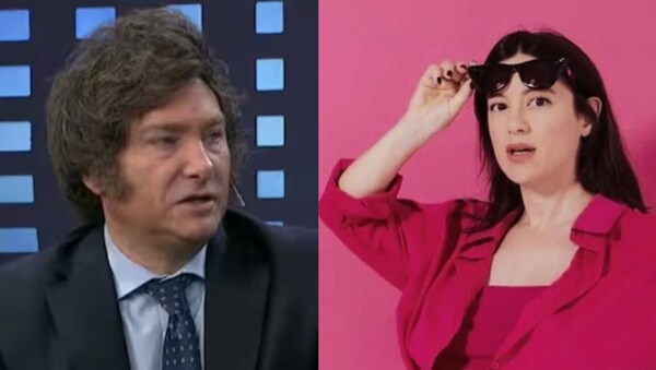 Comedian Malena Pichot mocks President Milei's speech
