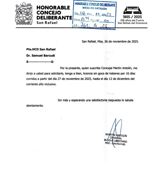 Советник Мартин Антолин взял неоплачиваемый отпуск после ареста за пьяную езду