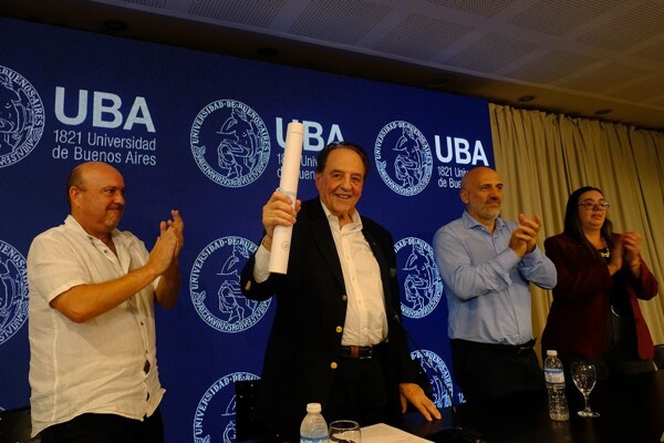 University of Buenos Aires Honors Carlos Heller with Doctorate