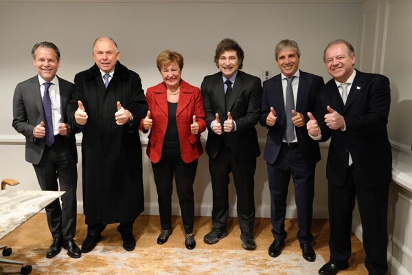 Meeting between Javier Milei and IMF's Kristalina Georgieva