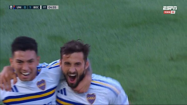 Union and Boca drew 1-1 in the Apertura Tournament