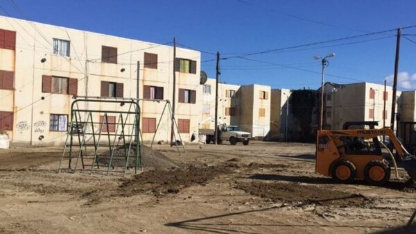 Обрушение крыша в жилом комплексе Комодоро-Ривадавия