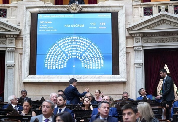 Хуан Грабойс вызвал напряжение в Конгрессе жестом в адрес Милея