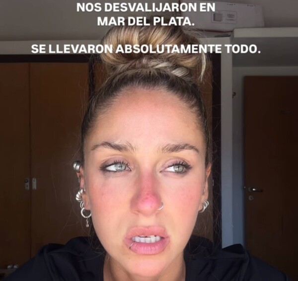 La influencer Mia Martínez es víctima de un robo en Mar del Plata