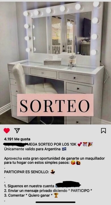 Опасности мошенничества с розыгрышами в Instagram