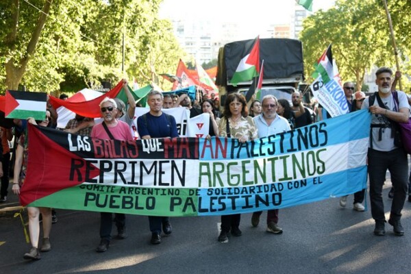 Massive Mobilization in Buenos Aires Against Israeli Actions