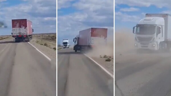 Грузовик чуть не стал причиной трагедии в Аргентине