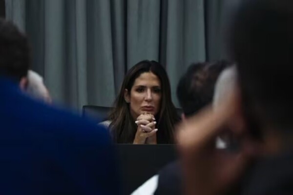 Judge Julieta Makintach attends jury in La Plata