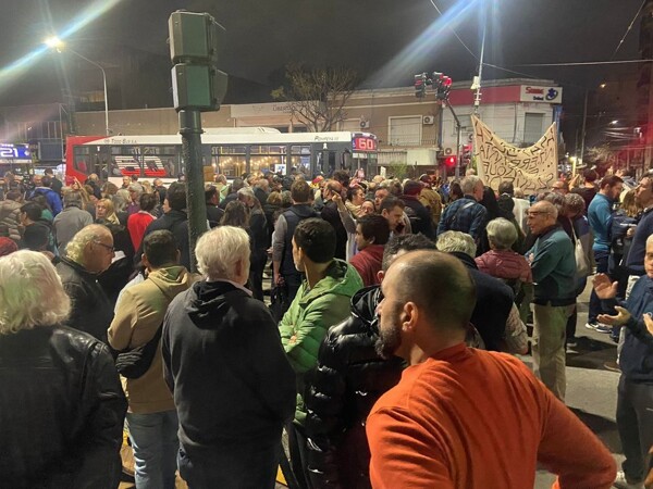 Протест против мероприятия президента Милей