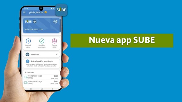 Новые функциональные возможности для пользователей SUBE в Аргентине
