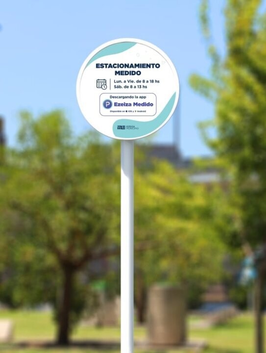 Ezeiza implementa nuevo sistema de estacionamiento medido por aplicación