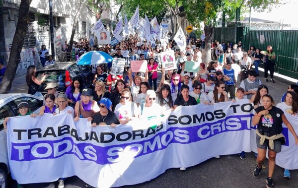 Manifestaciones masivas en Argentina por el Día Internacional de la Mujer