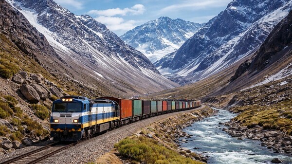 横跨安第斯山脉铁路回归：重塑南美经济的项目