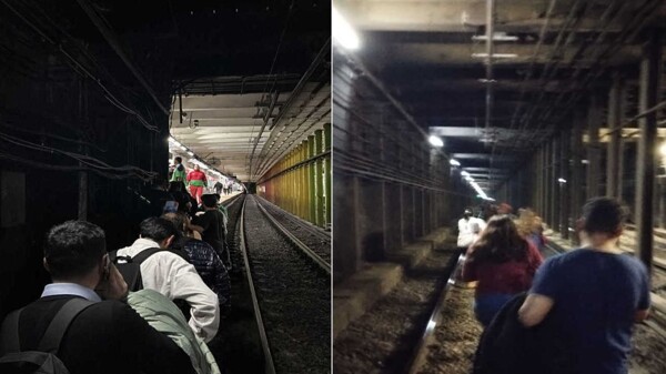 Паника среди пассажиров метро: эвакуация после двух часов ожидания