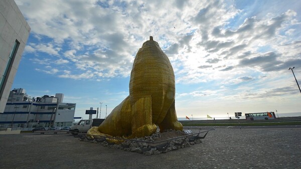 Marta Minujín's Iconic Sea Lion in Mar del Plata