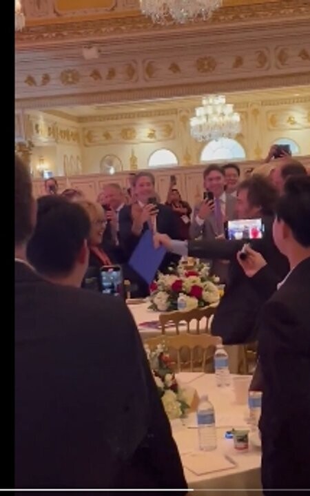 Javier Milei Dances to YMCA in Mar-a-Lago