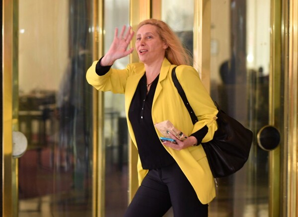 Karina Milei attends theater premiere in Buenos Aires