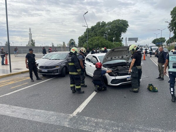 Car and Bus Collision in Buenos Aires