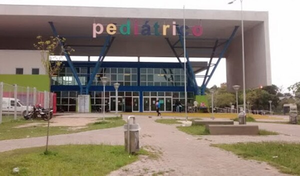 Bebé de 1 año hospitalizada