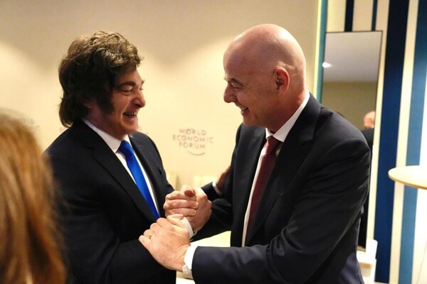 Milei and Infantino meet ahead of Davos Peace Council launch