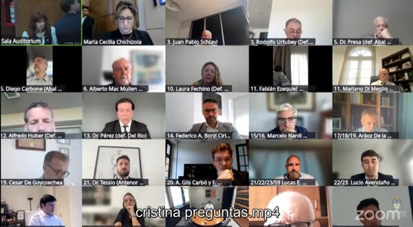 Former Argentina President Cristina Kirchner testifies in 'Cuadernos' case