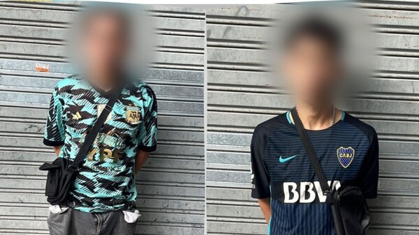 Two criminals arrested for attempting to rob a retiree in Buenos Aires
