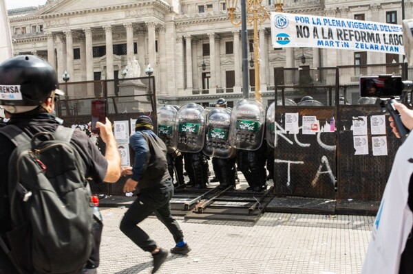 布宜诺斯艾利斯抗议劳动法改革