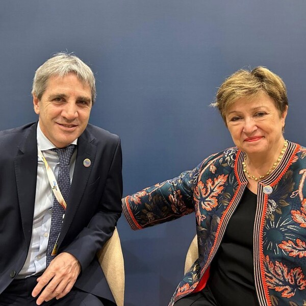 МВФ reafirma apoyo a Argentina en reunión con Caputo