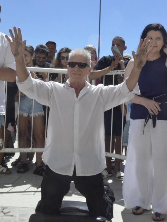 Аргентинский актёр Херардо Романо оставил свой след на Аллее звёзд