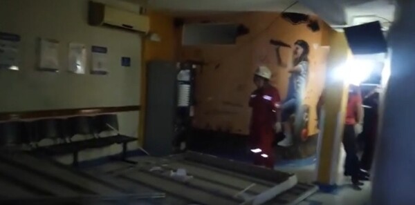 Derrumbe en un centro médico de OSECAC en Palermo: seis heridos