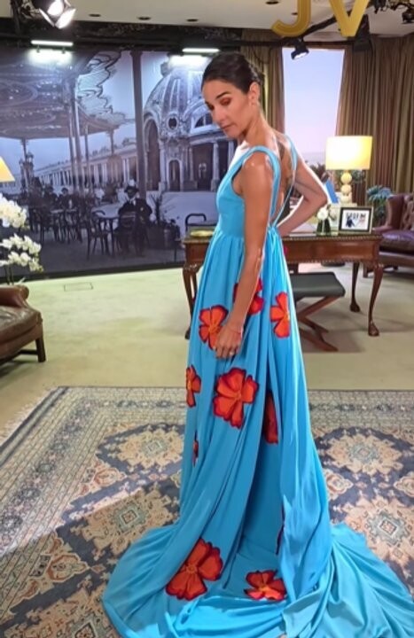 Juana Viale Showcases Emerging Argentine Designer on TV